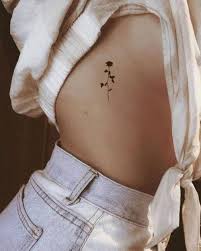 Tattoo Tattooed Inked Little Rose Tattoos Rose Rib Tattoos Small Rib Tattoos