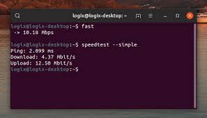 The speed will vary depending on the performance of the computer's and medium used to transmit data. 2 Tools To Test Internet Speed From The Command Line Linux Uprising Blog