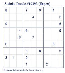 Crossword puzzles are for everyone. Free Printable Expert Sudoku With The Answer 19393
