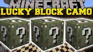 Lucky block mod for mcpe (minecraft pocket edition) is a mod that adds the possibility to generate lucky blocks available to break and get the top items . Lucky Block Camo Mod 1 7 10 9minecraft Net
