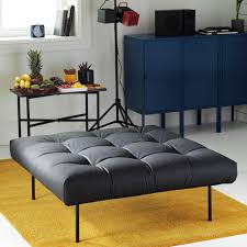 Frekvens Fotpall Vansta Svart Ikea Hocker Polsterhocker Ikea