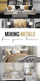 Home Decor Mixed Metals Metal Living Room Living Decor Apartment Decor