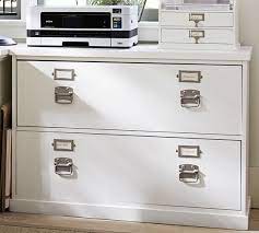 Pottery barn printer's glass door cabinet, tuscan chestnut $518. Bedford 2 Drawer Lateral Filing Cabinet Pottery Barn