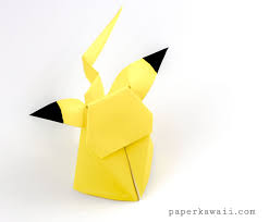 Origami Pikachu Tutorial Cute Origami Pokemon Paper Kawaii Cute Origami Kids Origami Pokemon Craft