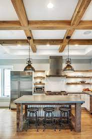 Industrial Modern Kitchen Design With Kitchen Island Concrete Kitchen Rustic Industrial Kitchen Concrete Kitchen Island