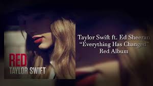 The singer and songwriter stated on social media on friday that red (taylor's version) will contain all 30 tracks of the original album scheduled to premiere on november 19. Everything Has Changed Taylor Swift Ft Ed Sheeran Red Album Youtube