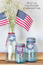 Style an americana style fourth of july party with free printables! Free Printable Fourth Of July Chalkboard Tags Yellowblissroad Com