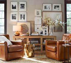 Irving Roll Arm Leather Swivel Armchair Leather Chair Living Room Home Decor Living Room Chairs