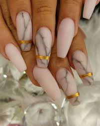 Looking for some nail ideas? 25 Matte Nail Ideas We Still Want To Wear Marble Acrylic Nails Cute Acrylic Nails Gorgeous Nails