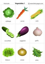 Kids Pages Vegetables 1 Free Printable Flash Cards Perfect For Esl Students Re Pinned By Laurie Moulton Flashcards For Kids Flashcards Vegetable Pictures