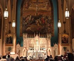 Post Topic Solemn Mass At Holy Innocents New York For The Feast Of The Assumption Church Cathedral Church Gothic Church