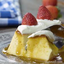 Flipped Cream Video Recipe Video Desserts Custard Desserts Food And Drink