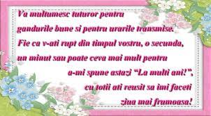 multumire va multumesc tuturor pentru gandurile bune si pentru urarile transmise fie ca v ati rupt din ti happy birthday wishes birthday wishes happy birthday