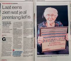 Het verplegend personeel had een lied. Spraakwater Fotografienne Seniorenfotograaf