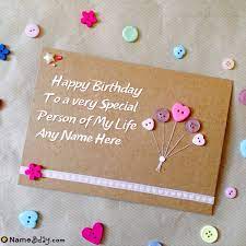Pick from a variety of dimensions. Make Online Happy Bday Cards With Name And Photo