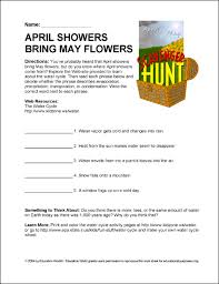 But if all the showers turned to flowers, we'd have quite a colourful day! Internet Scavenger Hunt April Showers Bring May Flowers Education World