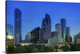 Houstonians can view the fireworks live from nearby parks, but like last year, mayor sylvester turner said the. Texas Houston Skyline From The Downtown Aquarium At Dusk Wall Art Canvas Prints Framed Prints Wall Peels Great Big Canvas