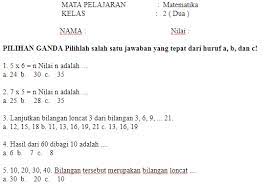 Urutan bilangan di atas dari yang terkecil yang benar adalah …. Soal Ukk Uas Matematika Kelas 2 Sd Semester 2 Tipstriksib