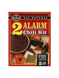2 Alarm Chili Recipe Food Com Recipe 2 Alarm Chili Kit Alarm Chili Recipe Chili Kit Recipe