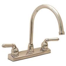 This rv kitchen faucet is upc and cupc certified and its. Proplus Part 120375 Proplus 2 Handle Standard Kitchen Faucet In Chrome Two Handle Kitchen Faucets Home Depot Pro