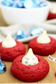 Do hershey kisses may contain peanuts? Holiday Red Velvet Kiss Cookies Sweet Spicy Kitchen