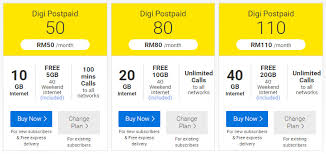 Rm 80.00 per month apply now. Digi Postpaid Plan 90