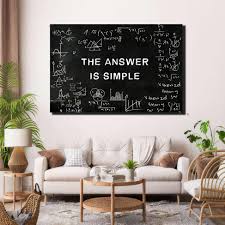Tablou Modern - The Answer is simple – The Print Studio