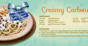 Serve Bavarian Peaches And Cream For A Bright And Colorful Christmas Photo Courtesy Of Appetite Carbonara Cream Pasta How To Cook Pasta