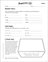 Math puzzle worksheets for 3rd grade. Independent Practice Grade 6 Math Jumpstart 29 Printable Skills Sheets Games And Puzzles
