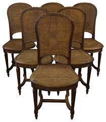 Get the best rattan dining chairs from the many trustworthy vendors at alibaba.com. Consigned Dining Chairs Louis Xvi French 1920 Set 6 Wood Rattan Cane Sea Tropical Dining Chairs By Euroluxhome Houzz