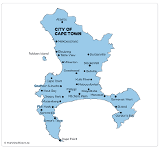 Cape town from mapcarta, the open map. City Of Cape Town Metropolitan Municipality Map