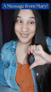 A Message from Mary!