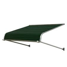 Nuimage Awnings 8 Ft 1100 Series Door Canopy Aluminum Awning 12 In H X 24 In D In Evergreen K110409625 The Home Depot Aluminum Awnings Door Canopy Awning Canopy