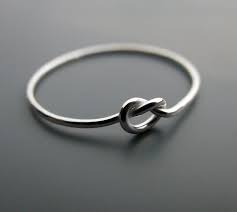 Simple Knot Ring Thin Recycled Sterling Silver Promise Ring Etsy Love Knot Ring Knot Ring Promise Sterling Silver Promise Rings