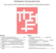 Silang kata ting 2 terbaru (soalan dan jawapan). Himpunan Teka Silang Kata Kemerdekaan Tahap 1 Yang Sangat Berguna Untuk Ibubapa Dapatkan Skoloh