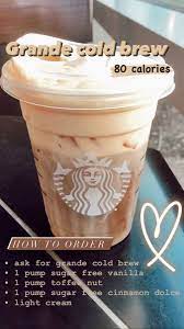 Grande Cold Brew Starbucks In 2021 Coffee Drink Recipes Starbucks Drinks Recipes Iced Starbucks Drinks