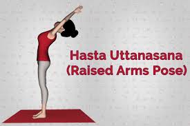 Hasta Uttanasana Raised Arms Pose Steps Benefits Yoga Transformation Learn Yoga Poses How To Do Yoga