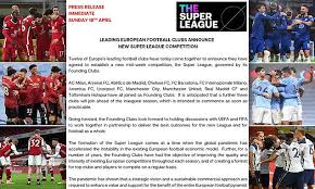 What the new super league means for english and european football. 9c Ttu7maj0ogm