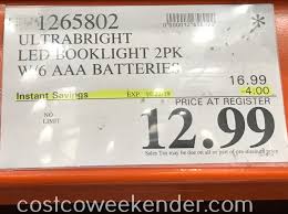 Vintage styled lamp will artfully enhance your space; Ultrabrite 8 Led Dual Head Reading Light 2 Pack Costco Weekender