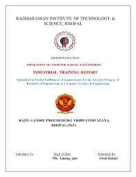 Industrial training report preface during my industrial training period of past 4 months, i was cherished with practical experiences, knowledge on site procedures and general knowledge on industry. Industrial Training Report On Java