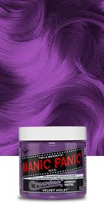 Manic panic semi permanent hair colors demi color sally beauty. Amazon Com Manic Panic Ultra Violet Hair Dye Classic Chemical Hair Dyes Beauty