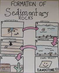 Formation Of Sedimentary Rocks Anchor Chart Earth Science Lessons Science Lessons Science Anchor Charts