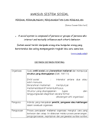 Barakah berkenaan dengan rezeki ilmu amalan dan sebagainya mendapat reda daripada allah. 01 Maksud Sistem Sosial