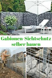 Sichtschutz Gabionen Gabionen Sichtschutz Garten Und Gartengestaltung