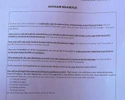 Here is a list of 5 ideas related to accounting for you: Solved Gotham Example The First Step Of This Assignment I Chegg Com