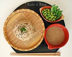 Running under ice cold water ensures the cooking stops and also gives you a vibrant dark green color, this is key!! Goma Dare Soba Roti N Rice