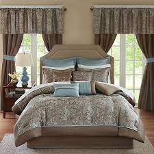 Hig 3 piece comforter set white lace ruffled pleat design. Madison Park Essentials Brystol 24 Piece Comforter Set Bed Bath And Beyond Canada