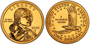 2000 Gold One Dollar Coin Sacagawea Value Goodacre New