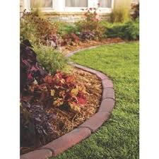 Find edging stones at lowe& 39;s today. Bullet 12 In L X 4 In W X 3 In H Concrete Straight Edging Stone Lowes Com Edging Stones Lawn Edging Landscaping Rock