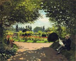 Claude monet), роден като оскар клод моне, е френски художник, основател, водач и непоколебим защитник на стила импресионизъм. Adolf Mone Chitaet V Sadu 1866 Klod Mone Wikiart Org